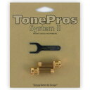 トーンプロズ ロッキング・スタッド&アンカーセット ゴールド TonePros Metric Locking Studs SM1-G