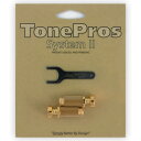 トーンプロズ ロッキング・スタッド&アンカーセット ゴールド TonePros Standard Locking Stud SS1-G