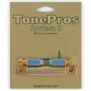 トーンプロズ エレキギター用テールピース ゴールド TonePros Standard Aluminum Tailpiece T1ZSA-G