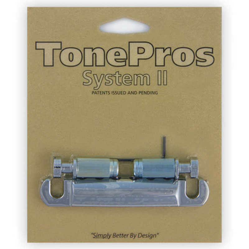 【ポイント5倍☆ブラックフライデー期間限定】トーンプロズ エレキギター用 テールピース クローム TonePros Standard Tailpiece T1Z...