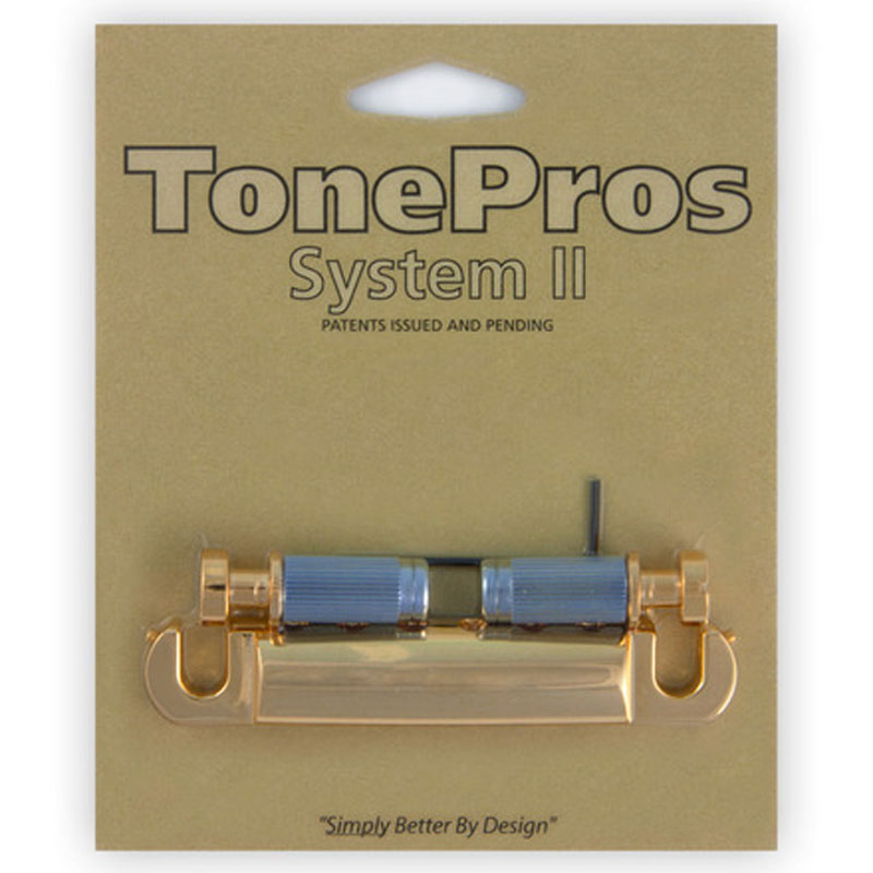 【ポイント5倍☆ブラックフライデー期間限定】トーンプロズ エレキギター用 テールピース ゴールド TonePros Standard Tailpiece T1Z...