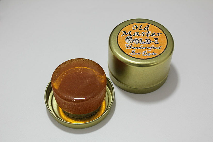 松脂 オールドマスターOld Master GOLD I LIGHT ゴールド ライト　弦楽器用松やに　ロージン ROSIN 24K金配合 GOLD 1 LIGHT