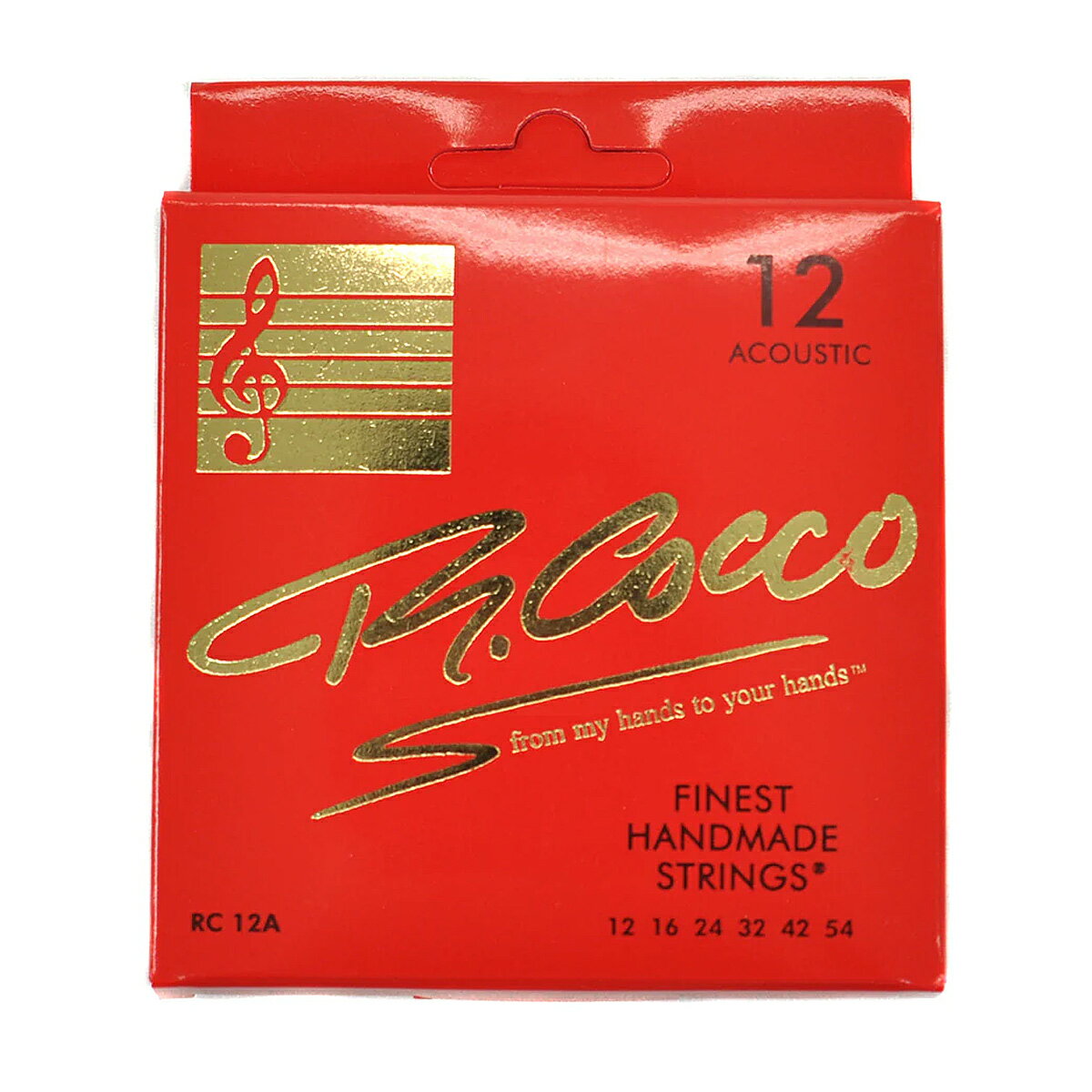 【ポイント5倍☆ブラックフライデー期間限定】R.Cocco リチャードココ アコースティックギター弦 RC12A ブロンズ .012-.052 Senior H...