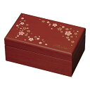 【ポイント5倍!サマーセール】23弁木製宝石箱オルゴール 23弁木製BOXオルゴール/サクラ 茶 ニデックインスツルメンツ オルゴール