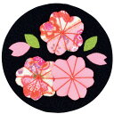 【ポイント5倍!サマーセール】ちりめん壁掛けオルゴール 花 桜4 月 ニデックインスツルメンツ オルゴール