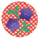 【ポイント5倍!サマーセール】ちりめん壁掛けオルゴール 花 桔梗9 月 ニデックインスツルメンツ オルゴール