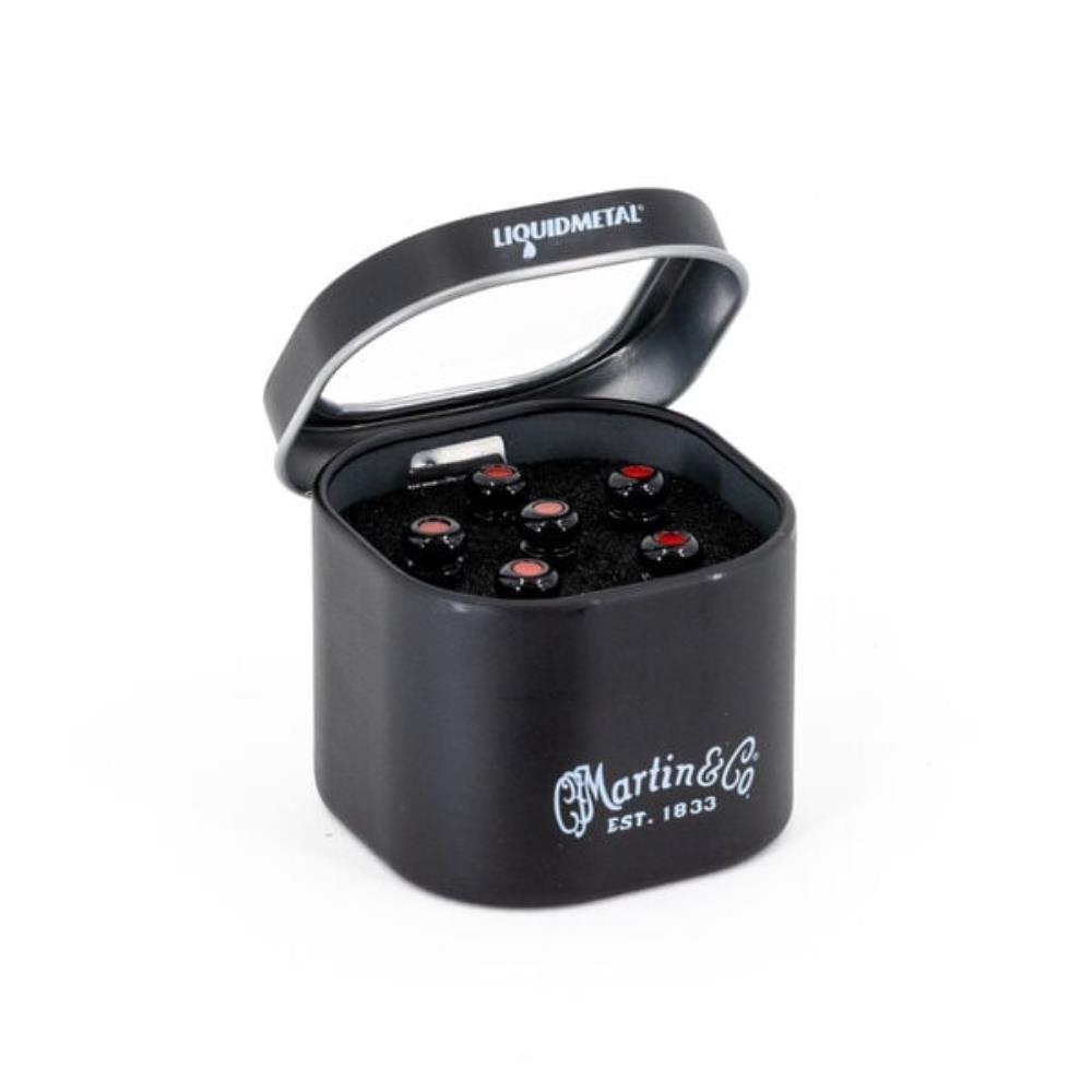 Martin マーチン ブリッジピン ブラック Martin LUXE BY MARTIN Bridge Pins (Gloss Black)