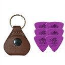 【ピックケース+ピック6枚セット】Perri's ピックケース TAN PICKKEY-6675 + Jim Dunlop Tortex 431B 1.14mm 6枚