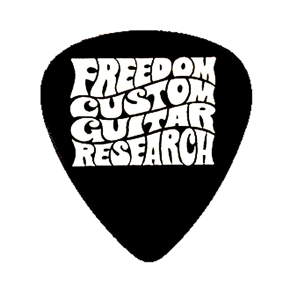 フリーダム ギターピック 1枚セット セルロイド ティアドロップ ブラック 0.75mm Teardrop 075 Black SP-PK-03