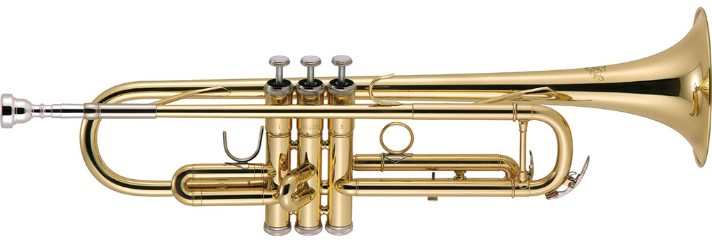 トランペット TR-200は、これから演奏を始めたい方に最適なスタンダードモデル。 扱いやすさと安定した音程を兼ね備えた、エントリーモデルの定番です。 初心者でも音が出しやすく、スムーズに演奏をスタートできる設計。 吹奏楽の入部準備や、これからトランペットを始める方におすすめの1本です。 管体には真鍮素材を採用し、 トランペットらしい明るく張りのある音色を実現。 音の立ち上がりも良く、クリアなサウンドが特徴です。 バルブアクションはスムーズで操作性に優れ、 初心者でもストレスなく演奏が可能。 安定したピッチで基礎練習にも最適です。 ゴールドラッカー仕上げにより、 高級感のある外観と耐久性を両立。 長く安心して使用できます。 軽量で持ち運びやすく、日々の練習や移動も快適。 付属ケースにより安全に保管・持ち運びが可能です。 【商品スペック】 調子：B♭ 仕上げ：ゴールドラッカー 【付属品】 トランペット本体 ケース マウスピース バルブオイル クリーニングクロス 取扱説明書、保証書、メーカーサポート