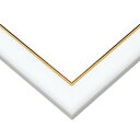 【ポイント5倍☆ブラックフライデー期間限定】ジグソー用フレーム ゴールドモール木製パネル シロ(72×49) MP101H BEVERLY ビバリー