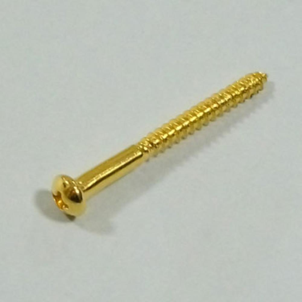 Montreux ԥååѥͥ Inch Bass Pickup Mounting Screw (8) Gold 8429