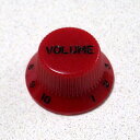Montreux SC ノブ Strat Volume Knob Metric Red 8786