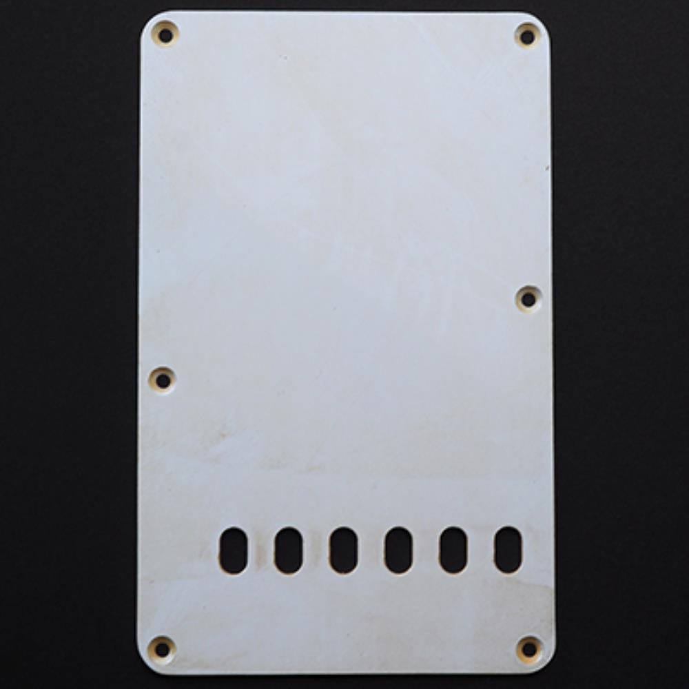 Montreux SC Υ USA Tremolo backplate WHITE 1PLY 1.6mm relic 9640