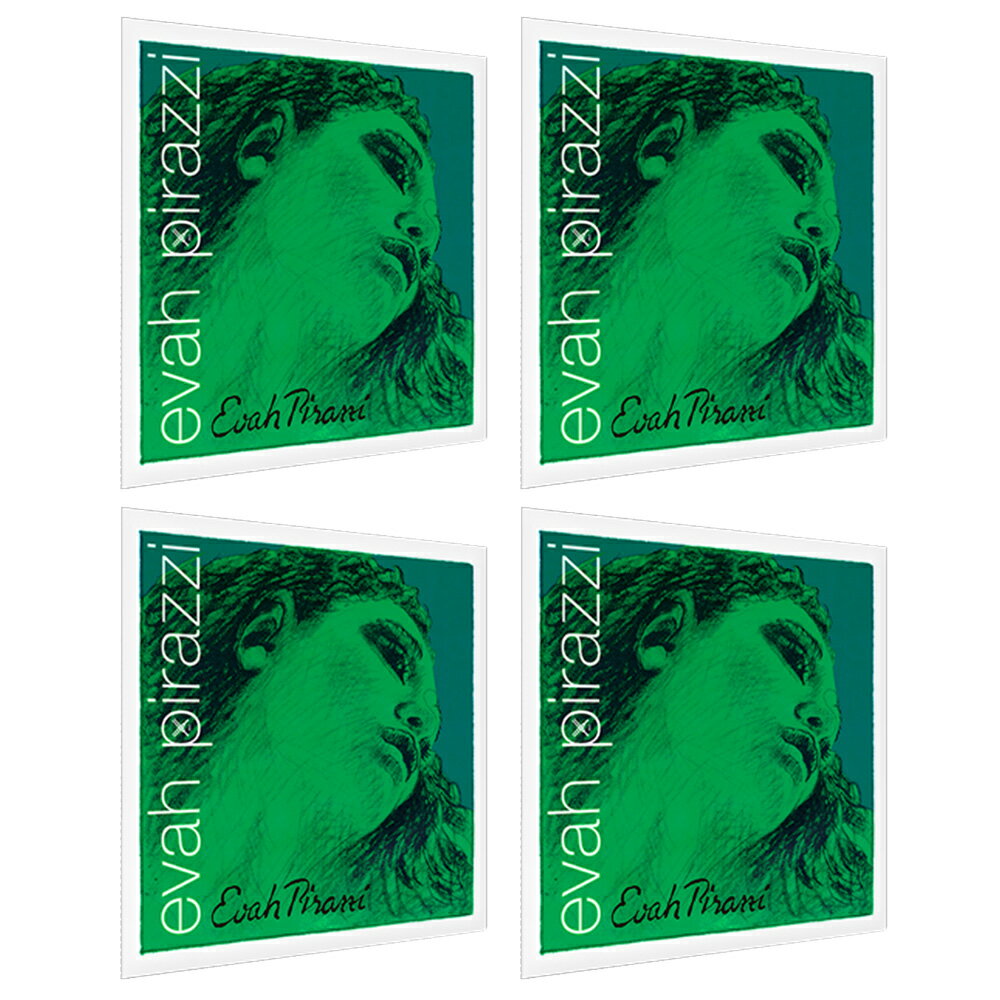 【ポイント5倍！お正月休み期間限定】PIRASTRO エヴァピラッツィ バイオリン弦 E(3134) A(4192) D(4193) G(4194) セット 4/4 VIOLIN EVAH PIRAZZI EADG SET