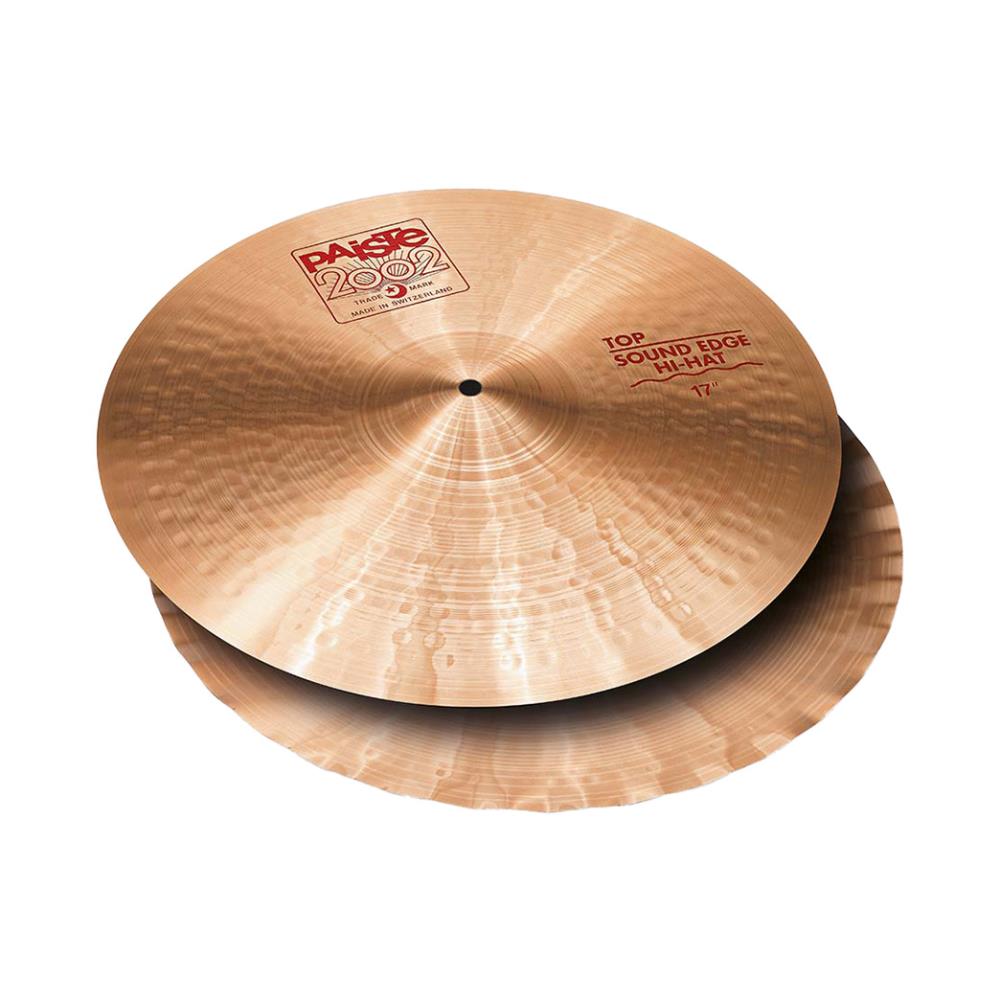 Paiste 2002 Sound Edge Hi-Hat（サウンドエッジ・ハイハット）は、オリジナルの波型ボトム・ハイハット・デザインが特徴のハイハットです。 オープン・サウンドは豊かで明るくエネルギッシュで、チック・サウンドはシャープでふくよかです。 17インチ・モデルは、驚異的なブーストとローエンドで、より鮮明なサウンドが得られます。 サイズ：17インチ