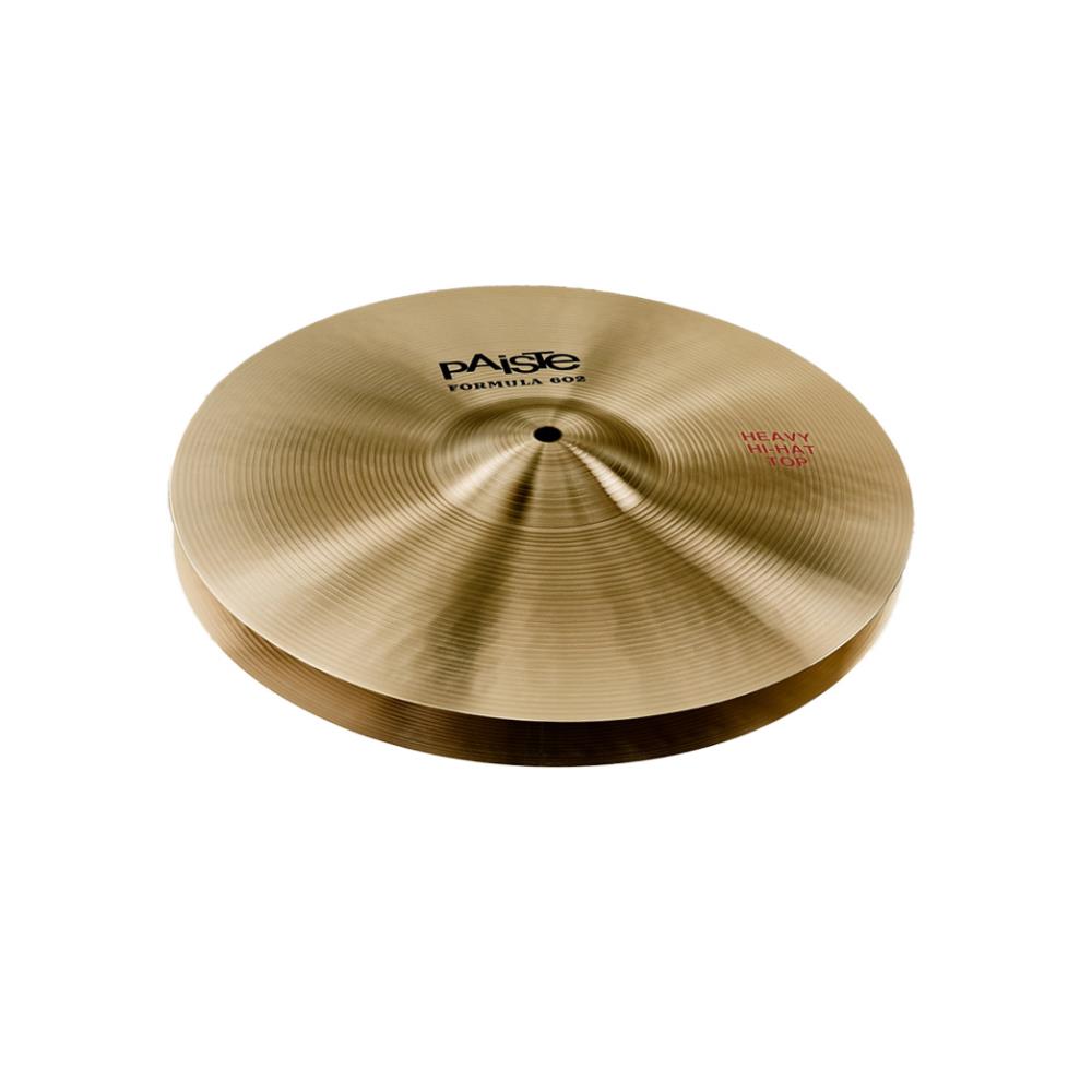 Paiste Formula 602 Classic シリーズ「Heavy Hi-Hat（ヘビー・ハイハット）」は、明るく切れ味の良いオープン・サウンドと、クリアでタイトなクローズド・サウンド、クリスピーなチック・サウンドが特徴。 アーティキュレートな演奏から、ラウドでパワフルなプレイまで、幅広いレンジをもつブライトサウンドが魅力なハイハットシンバルです。 サイズ：14インチ
