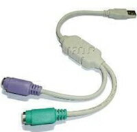 DCMR USB to PS／2 キーボード マウス 変換 ケーブル