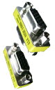 DCMR 小型 アダプタ D-Sub 15 ピン メス - D-Sub 15 ピン メス AD-HD15F モニタ 15 ピン 穴 VGA 延長 コネクタ ケーブル(2)