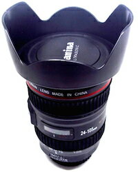 DCMR カメラ レンズ 型 水筒 カップ マグ ペン 立てとしても利用可能！ EF 24 -105 MM F/4 LIS USM