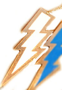 DCMR Jewelry ジュエリー シンプル ポップ 高級感 の 金色 ベース サンダー ボルト ライトニング 【ホ..