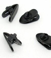 DCMR 携帯 アクセサリー 4個 セット マルチ 携帯 イヤホンケーブル 固定 クリップ ブラック