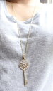 DCMR Jewelry ジュエリー 愛 の キー ネックレス アンティーク キラキラ ダイヤ ネックレス アクセサリ(4)