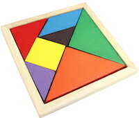 DCMR おもちゃ タングラム つみ木 の パズル 手のひらサイズのサムネイル