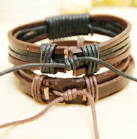 DCMR Jewelry ジュエリー アンティーク レトロ 革 スタイル ハンドメイド リストバンド アクセサリー