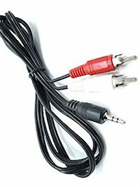 DCMR 【 赤 白 オス 変換 3.5mm オス 】AV 銅芯 テレビ アナログ 二股 分岐 ケーブル ビデオ オーディ 3.5 mm イヤホン 入力