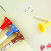 DCMR 【 4本 セット 】トイ ボールペン カラフル トイレ すっぽん 風 大人買い セット