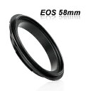 DCMR マクロリング アダプタ キャノン Canon 55mm レンズ 用 レンズ を ひっくり 返して 接写 レンズ