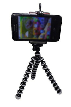 DCMR カメラ 用 三脚 携帯 電話 の 固定 携帯電話 iPhone スマートフォン CAMERA TRIPOD トライポッド コンパクト 軽量 旅行 に 便利 !! グニャグニャ 自由自在 足 で 柱 , 木 , 枝 , 机 上に どこでも カメラ 固定