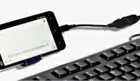 DCMR Micro -USB ( Aメス - MicroB ) 台形 アダプタ 延長 0.15m ブラック MPA-EMA015BK USB ホスト 機能 で Android と USB 機器 をつなぐ 携帯 電話 や パソコン 機器