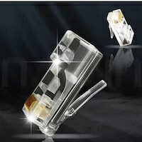 DCMR 電話線 有線 RJ11 4芯 ケーブル ヘッド 5個 セット