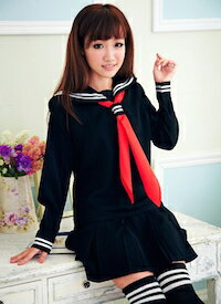 DCMR セーラー服 (靴下含まず) 冬服 ベーシック スタイル コスプレ 誘惑 の 香り 漂う 高校生 スタイル