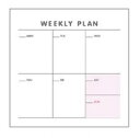 DCMR y 1_ z WEEKLY PLAN `FbN  m[g pbh 94mm x 95mm \ ubN