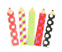 DCMR アイガール チェック 格子模様 ペンシル メモ ポケット キューティー ガール PAPER MANIA MARK'S