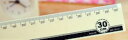 DCMR 30 cm 長め クラシック スタイル イエロー 定規 スケール