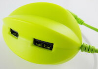 DCMR 4口 USB ハブ スター フルーツ ベジタブル 野菜 果物 マルチ 接続 タップ USB 分岐 ケーブル
