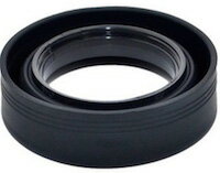 DCMR ワイド レンズ フード マルチ ラバー シリコン 49 mm ブラック 黒 折りたたみ コンパクト