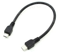 DCMR 特殊 オス - オス micro USB ケーブル アンドロイド 携帯 充電 ダブル 電源 線