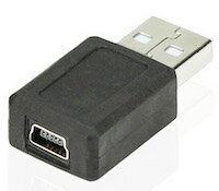 DCMR USB オス to Mini USB メス 特殊 延長 接続 ジョイント