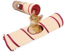 DCMR ペット用品 1点 猫 コンパクト 折りたたみ ねこ ドーム トンネル 蛇腹 おもちゃ