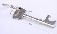DCMR キーホルダー ボトル オープナー 栓抜き 金属 鍵 デザイン キーチェーン アーティスティック シンプル メタル 高級