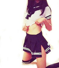 DCMR SEXY 誘惑 の 香り 漂う 夜 の ナイトウェア 学生服 女子 高生 セーラー 服 コスプレ 【靴下含まず】 ウェア 今日 は セクシー モード でいかが♪