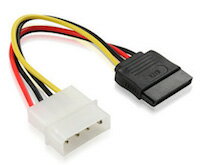 DCMR SATA 電源 ケーブル D型 4 HDD ハー