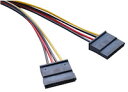 DCMR 電機 電線 4P 変換 15Pin sata 二股 分岐 CPU 電源 供給 延長 ケーブル 1点
