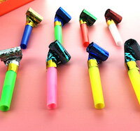 DCMR 【 お楽しみカラー 1点 】 巻取り ピーヒャラ 吹いて のびる ワクワク パーティー