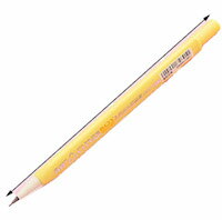 DCMR 文具 鉛筆 【1本 イエロー】 三角 持ち方 グリップ 0.5 mm ロング 芯 鉛筆 シャープ ペンシル 折れにくい プッシュ 自動 芯 送り出し ポップ カラー